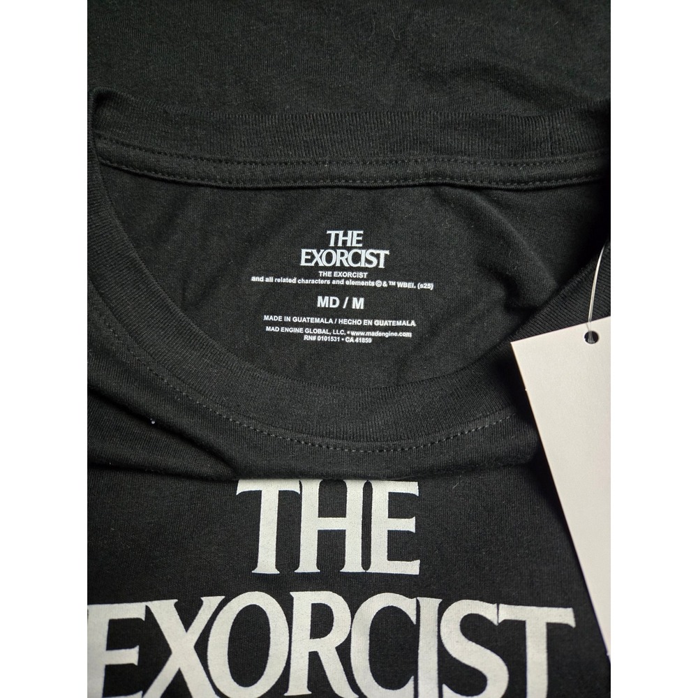 Goodfellow The Exorcist Horror Movie Graphic T-Shirt Mens Medium Black NWT - Picture 3 of 5